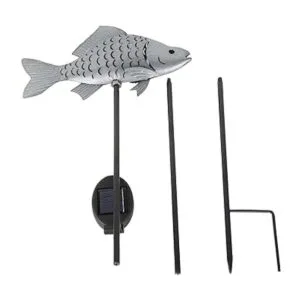 Luces solares de jardín de metal para decoración de patio