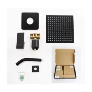 POP SANITARYWARE Juego de grifo de ducha negro mate_6