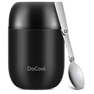 DaCool Recipiente de acero inoxidable con aislamiento al