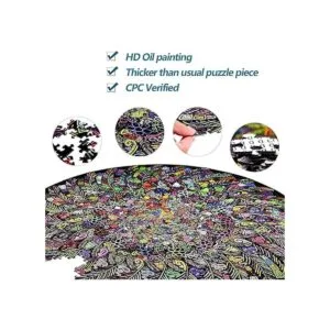 Bgraamiens PuzzleThe Indian FeatherRompecabezas redondo de_6