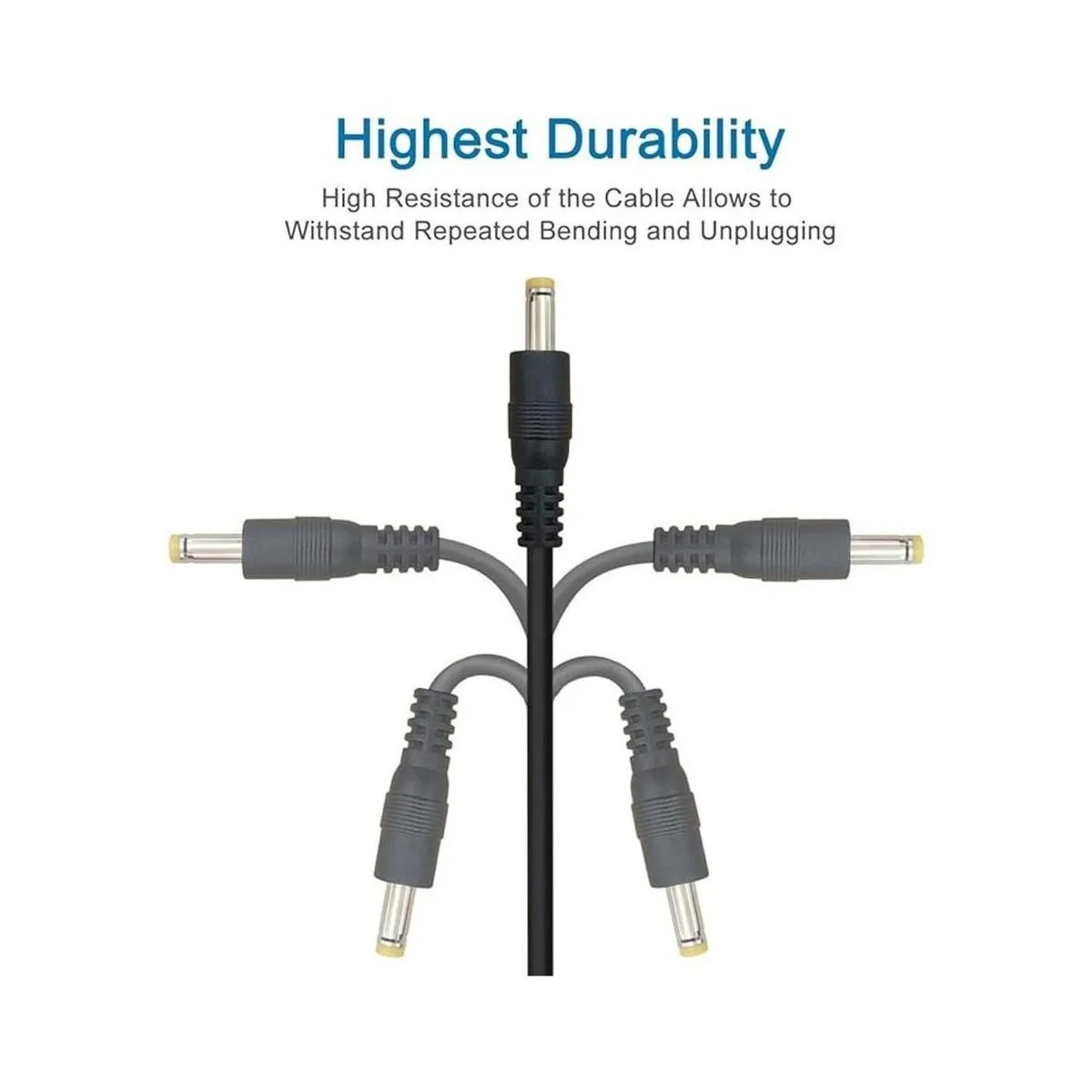 3 paquetes de cable de alimentación USB 2.0 A macho a CC_3