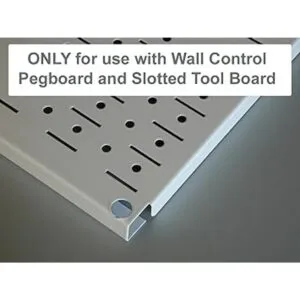 Pegboard ranurado para control de pared gancho en forma