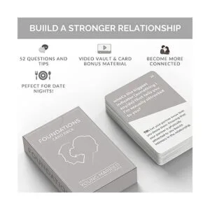 Cubierta de tarjetas de fundaciones querida pareja joven_2