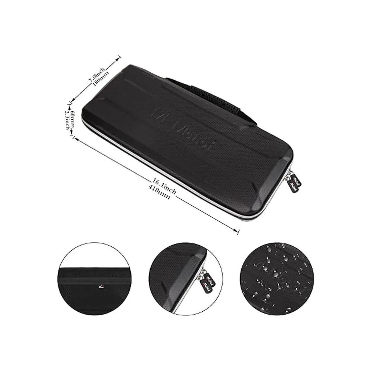 Mchoi Funda rígida portátil para mini teclado Fosmon_6