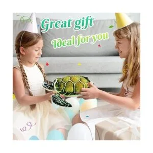 Athoinsu Juguete de peluche realista de tortuga marina_5