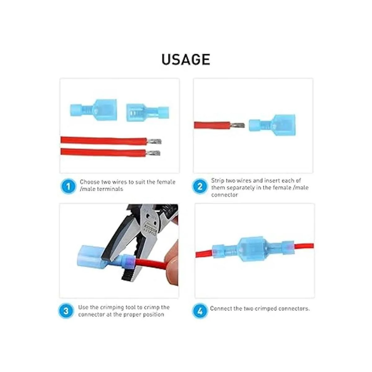 Nilight 50022R Juego de conectores de terminales de_5