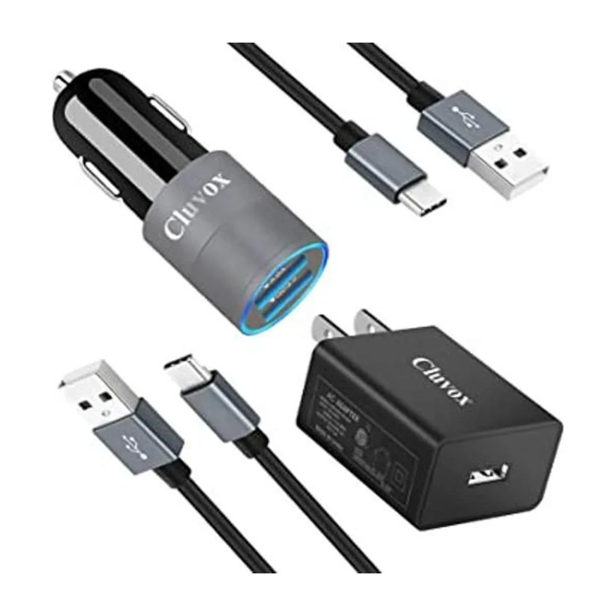 Cluvox Juego de cargador rápido USB compatible con_1