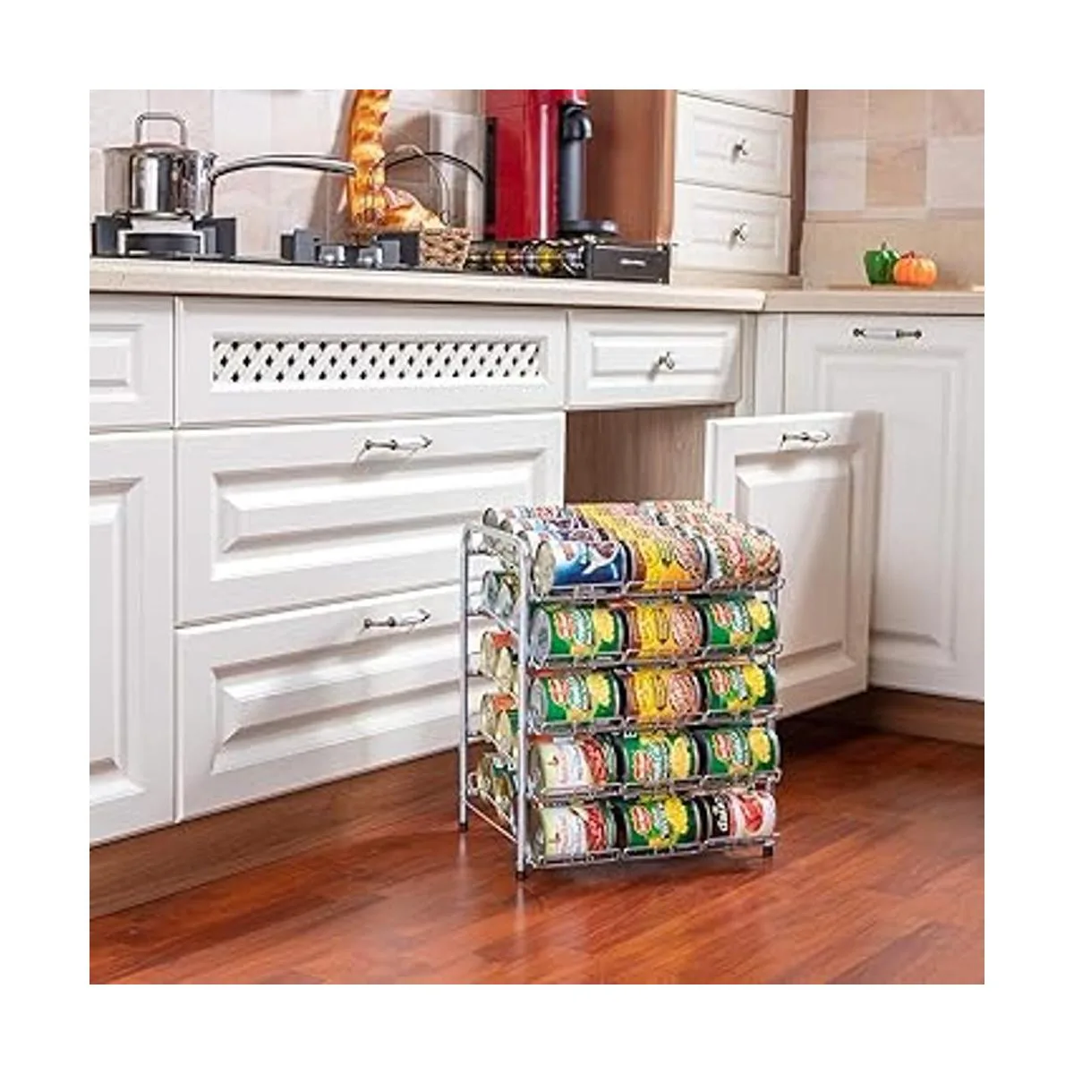 Rice rat Organizador de latas para despensa dispensador_3