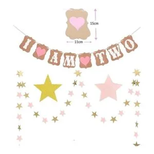 Girl Two Birthday DecorationBaby Girlboy 2st Birthday_5