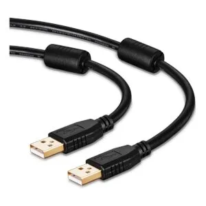 Cable USB A a A macho de 65 pies Tan QY USB a USB macho a