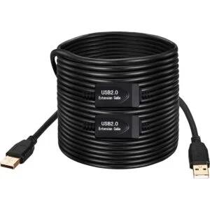 Cable USB A a A macho de 65 pies Tan QY USB a USB macho a