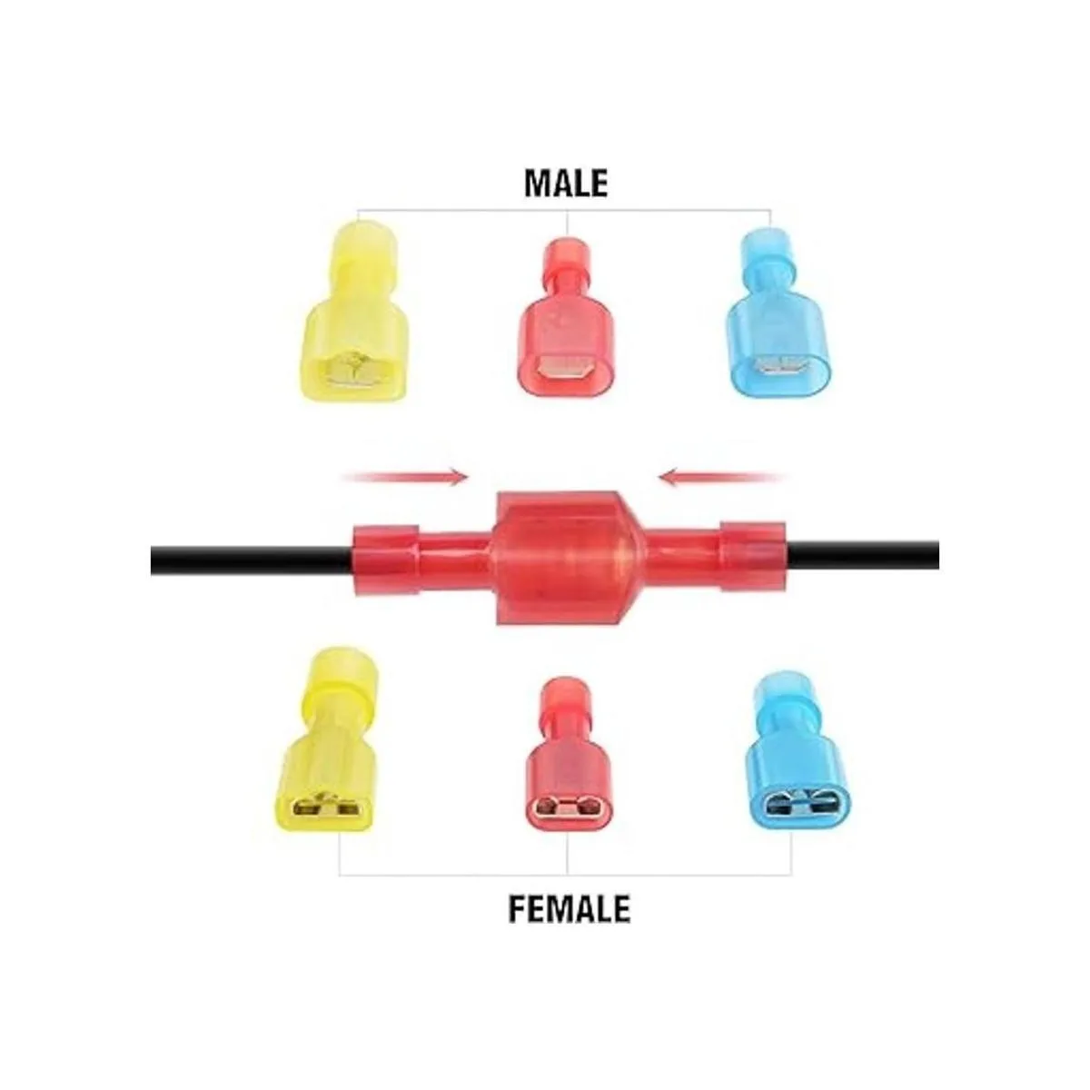 Nilight 50022R Juego de conectores de terminales de_3