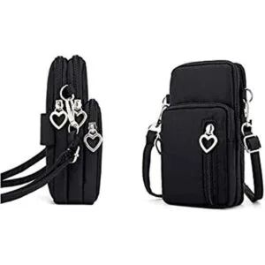 Bolso bandolera Oxford con cremallera para teléfono_1