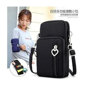 Bolso bandolera Oxford con cremallera para teléfono_3