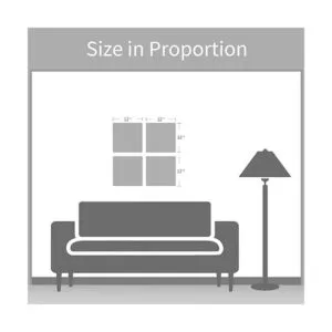 Cuadros florales de arte de hojas naturales impresión