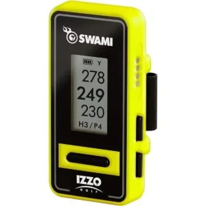 Izzo Golf Swami ClipOn Golf GPS con función de voz amarillo_1
