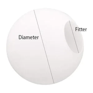 Luminaria de repuesto para globos sin cuello apertura_3