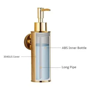 BGL Dispensador de jabón de acero inoxidable 304 para_4