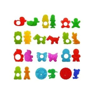 Juego de herramientas de masa para niños varios moldes de