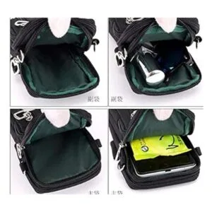 Bolso bandolera Oxford con cremallera para teléfono_5