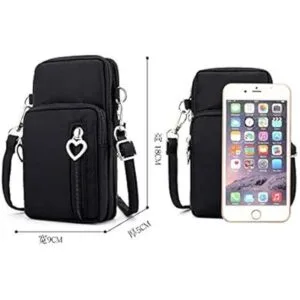 Bolso bandolera Oxford con cremallera para teléfono_4