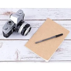 TWONE 15 paquetes de cuaderno de papel kraft con rayas A5_4