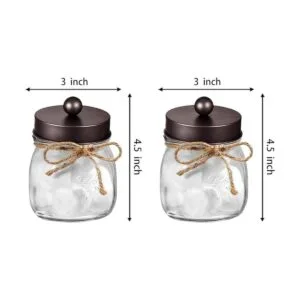 Mason Jar Organizador de tocador de baño decoración