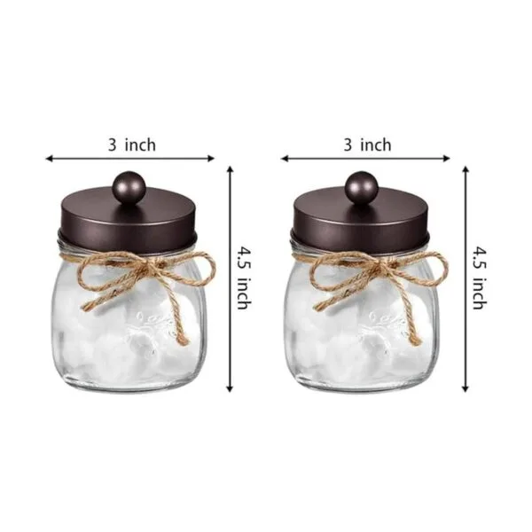 Mason Jar Organizador de tocador de baño decoración
