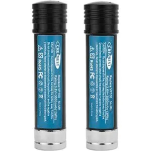 Creabest Paquete de 2 baterías de repuesto NiMH de 3.6 V