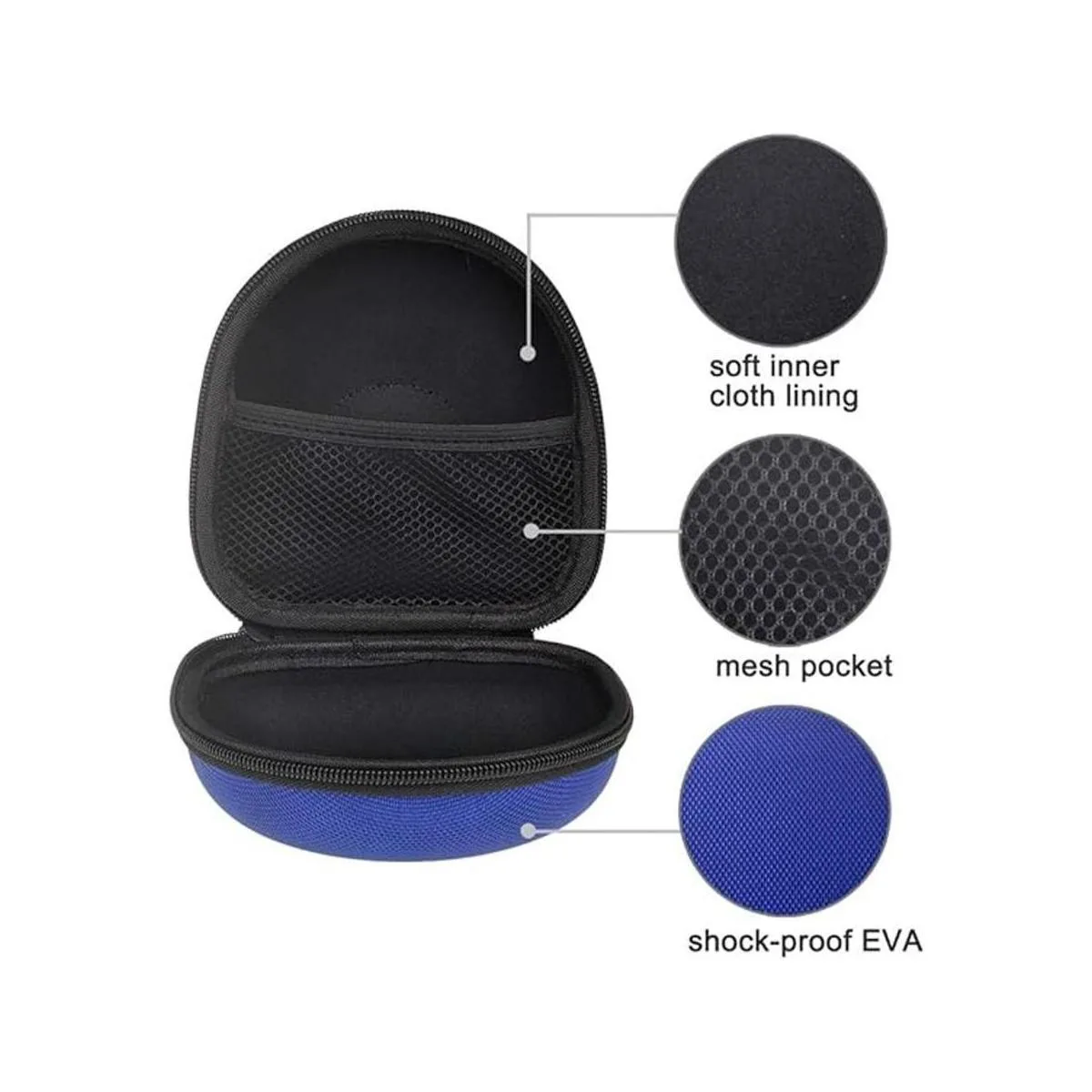 SIMOLIO Fundas de transporte de viaje para auriculares