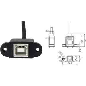 CERRXIAN Cable de datos y carga con orificios para_3