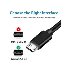 Cable de carga micro USB 3 unidades 6 pies para Kindle_4