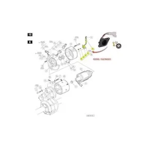 Sensor de velocidad del carro de golf para ADC Motor Club_4