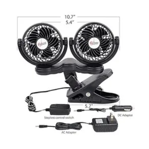 TN TONNY Ventilador de clip de doble cabeza ventiladores_2