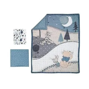 Lambs Ivy Forever Pooh Juego de cama para cuna de bebé_2