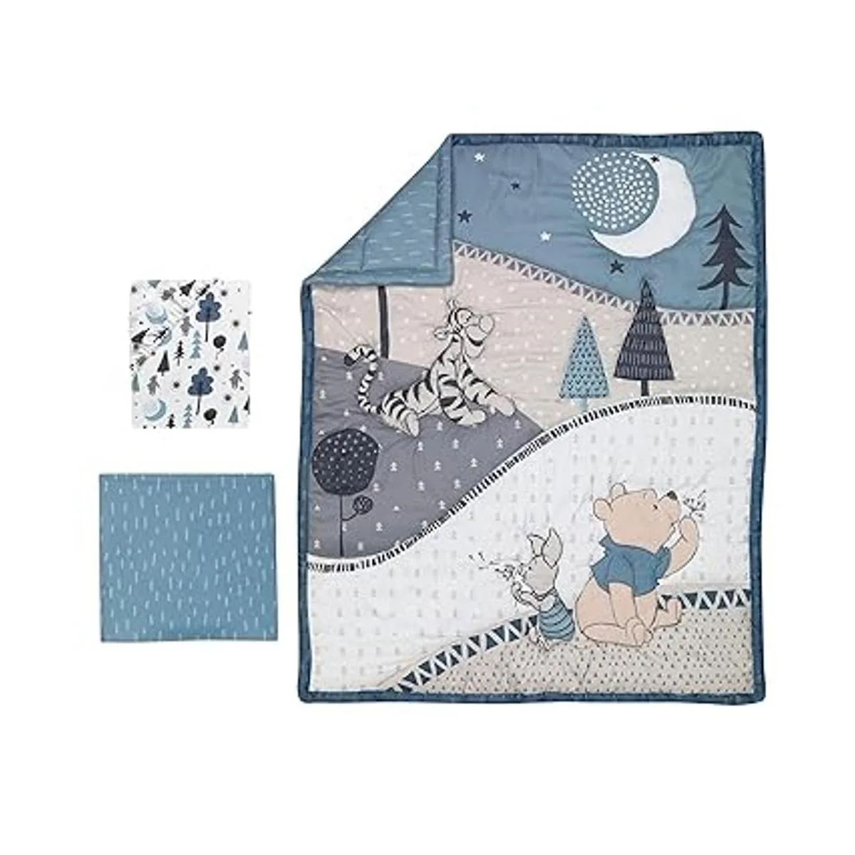 Lambs Ivy Forever Pooh Juego de cama para cuna de bebé_2