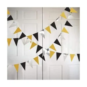 Decor365 Bandera de triángulo para decoración de fiesta_6