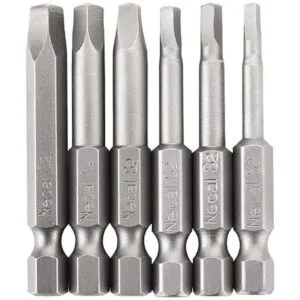 Rocaris Juego de 6 puntas de destornillador de cabeza