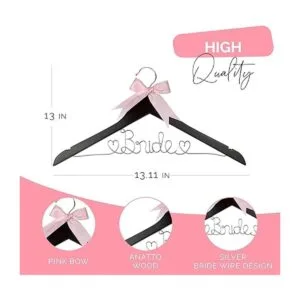 Percha de novia para vestido de novia colgador de novia