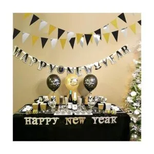 Decor365 Bandera de triángulo para decoración de fiesta_4