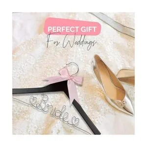 Percha de novia para vestido de novia colgador de novia