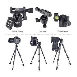 AOKA Trípode ligero de fibra de carbono compacto de 15.7_5