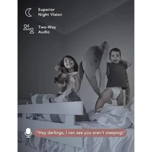 Nooie Monitor de bebé cámara WiFi para mascotas cámara_3