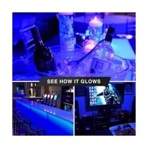 Bluex Bulbs Paquete de 2 bombillas LED negras 9 W A19 E26