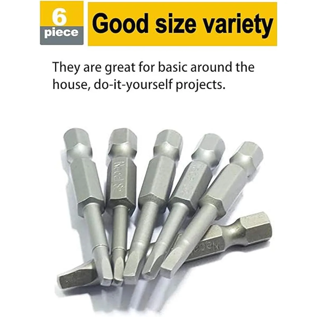 Rocaris Juego de 6 puntas de destornillador de cabeza