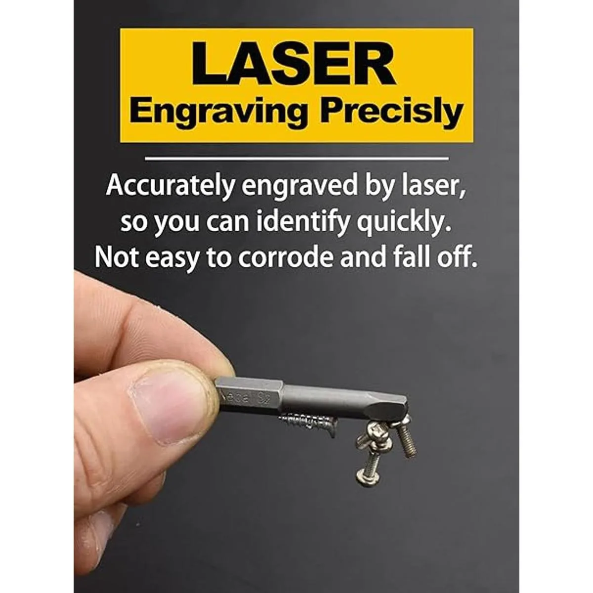 Rocaris Juego de 6 puntas de destornillador de cabeza