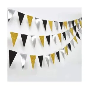 Decor365 Bandera de triángulo para decoración de fiesta_2