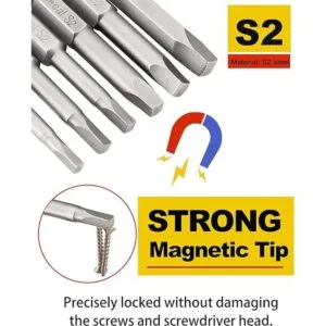 Rocaris Juego de 6 puntas de destornillador de cabeza