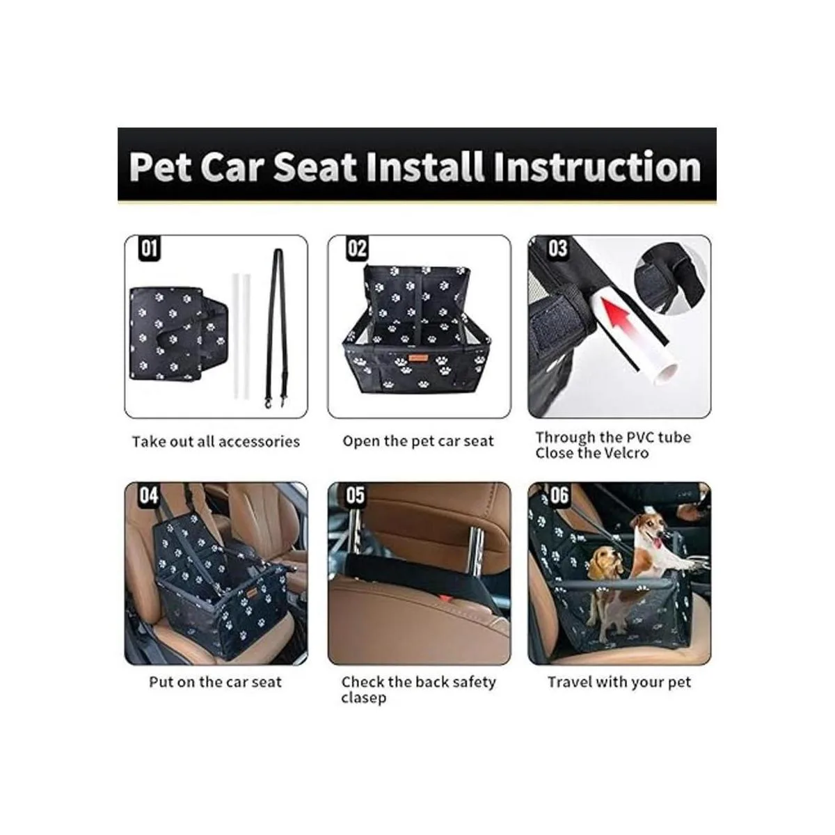 SWIHELP Bolsa de viaje para asiento elevador de coche_5