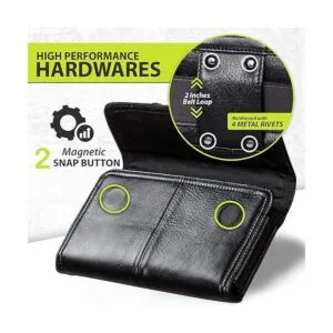 Hengwin Funda de piel para iPhone 12 Pro Max Xs Max 8_5